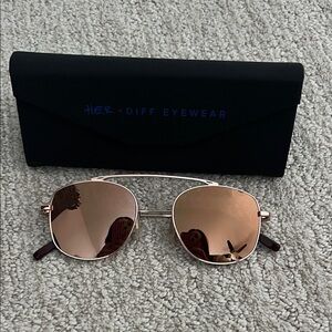 Diff Eyewear Asher Copper-Tinted Sunglasses